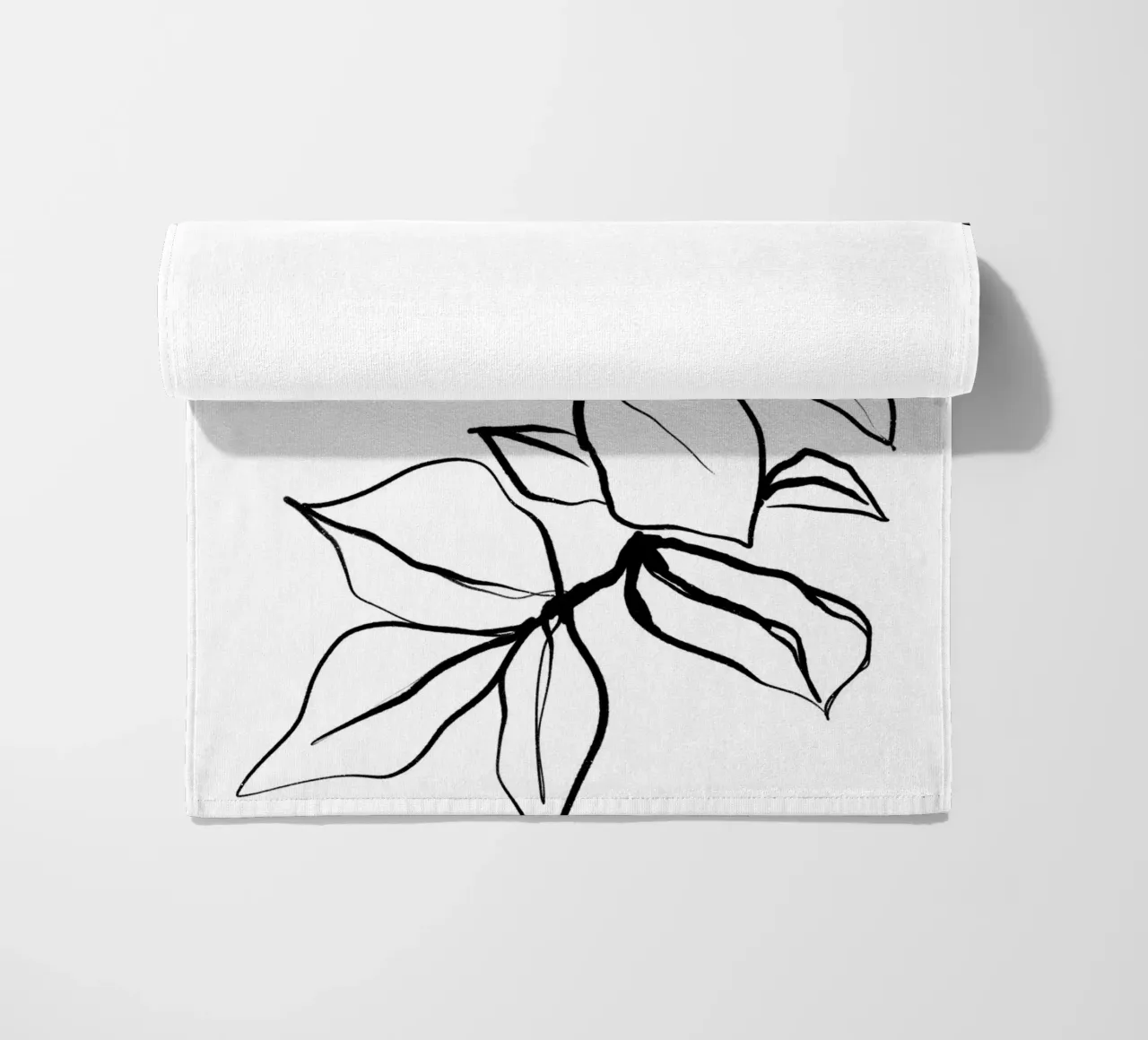 Black And White No 27 Strandtuch von treechild