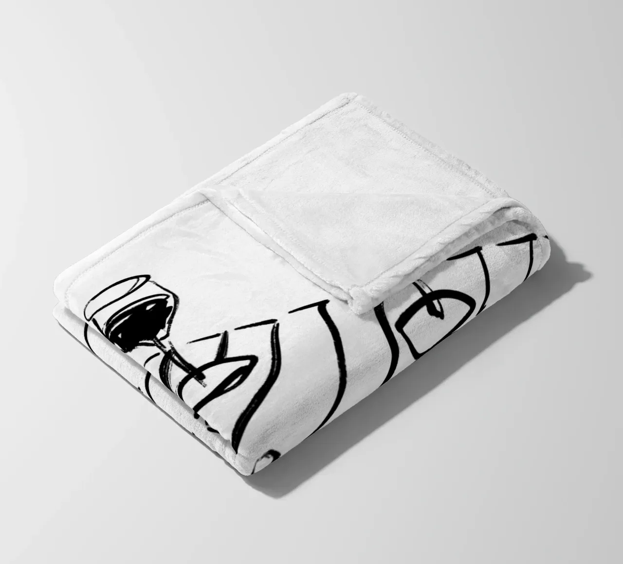 Table Still Life No 2 coperta in pile da treechild