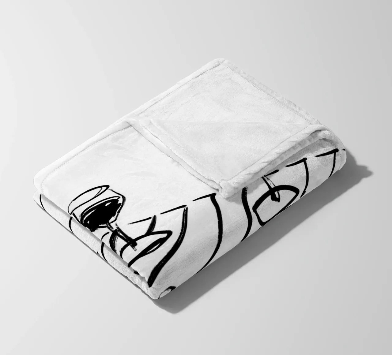 Table Still Life No 2 coperta in pile da treechild