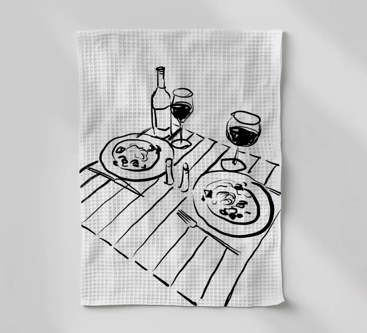Table Still Life No 2 canovaccio da cucina da treechild