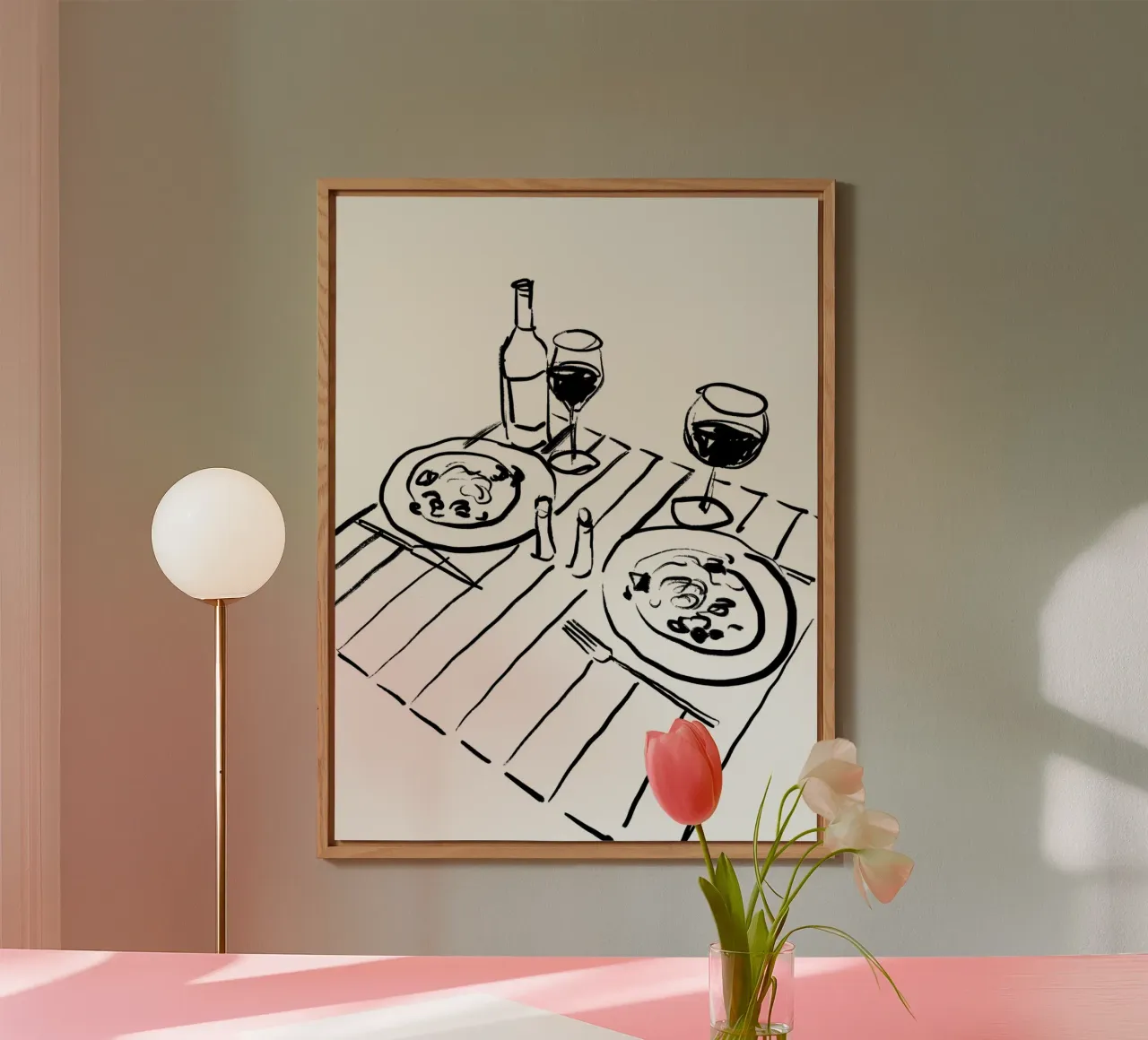 Table Still Life No 2 alluminio dibond da treechild