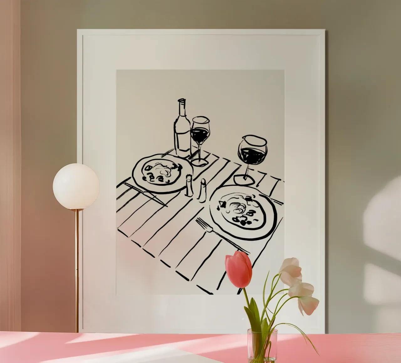 Table Still Life No 2 carta hahnemühle da treechild