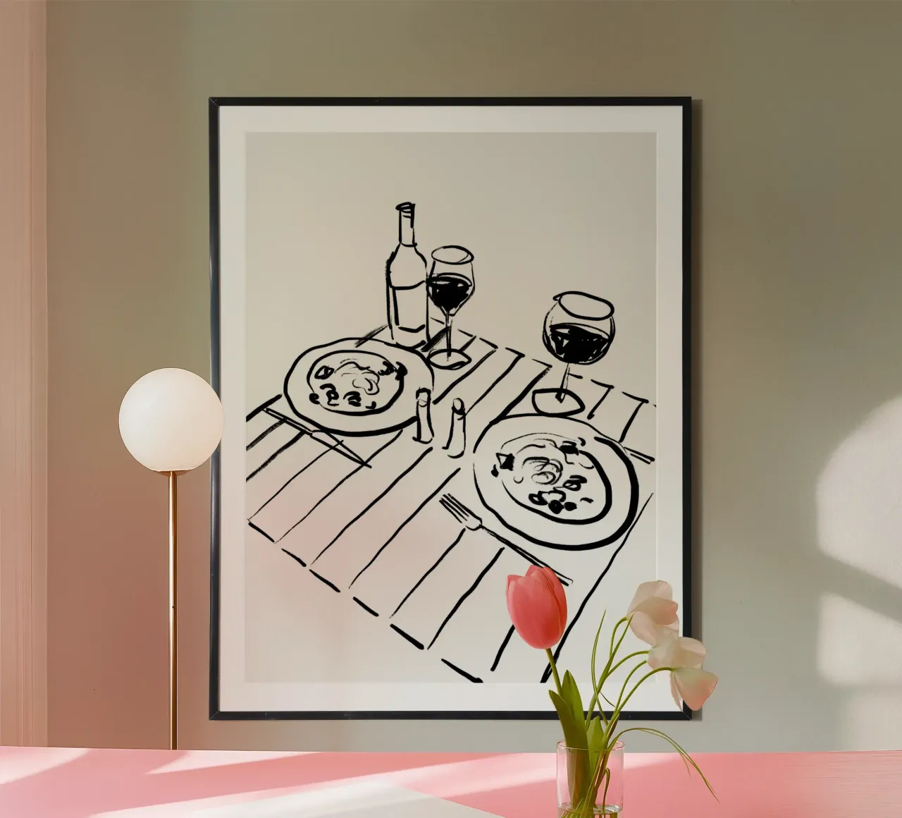 Table Still Life No 2 carta hahnemühle da treechild