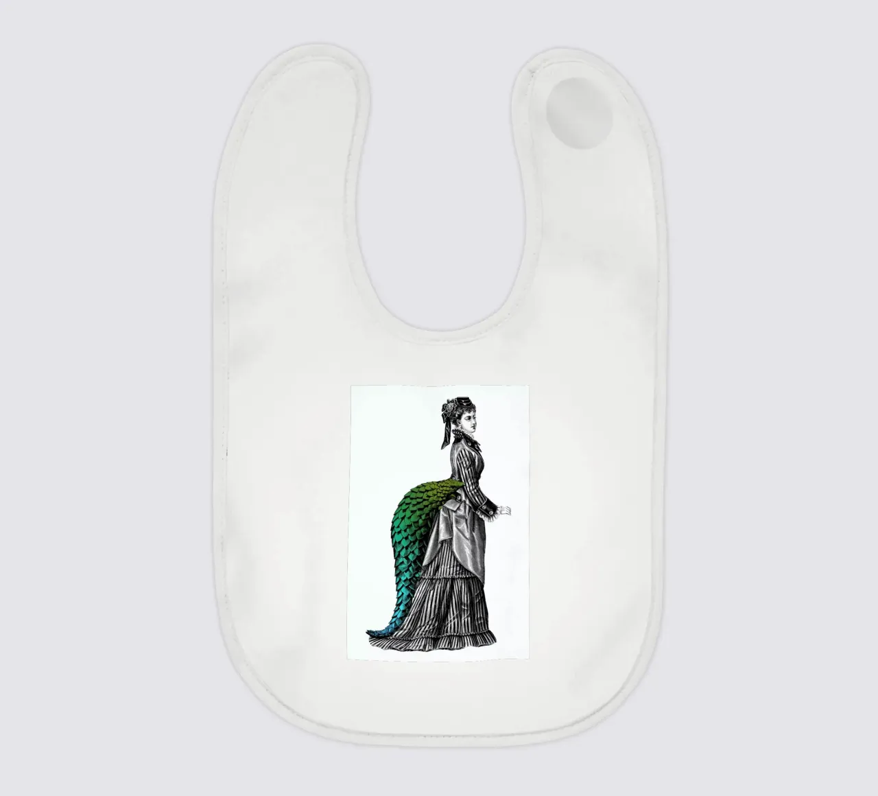 Evangeline bavoir de The Gently Unfurling Sneak