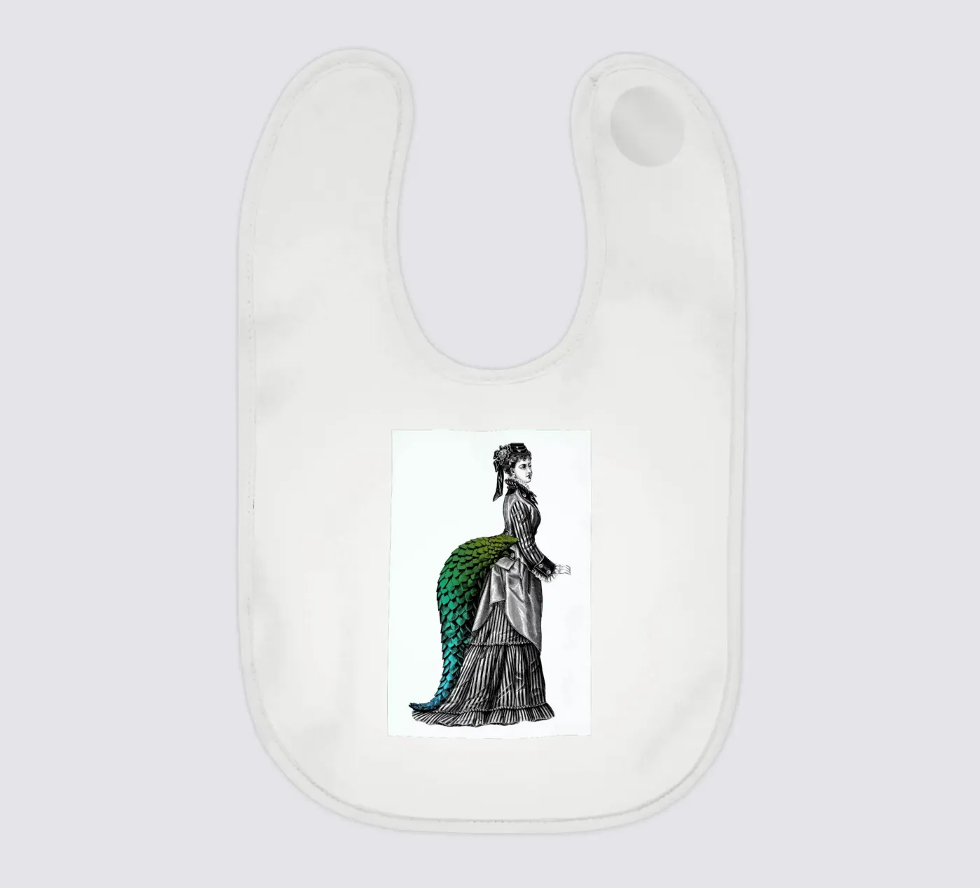 Evangeline baby slabbetje van The Gently Unfurling Sneak