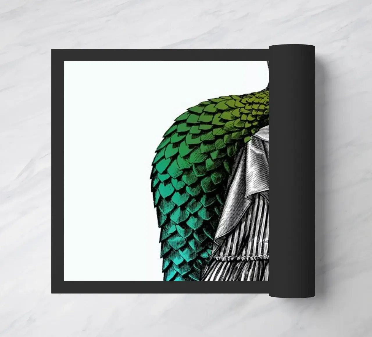 Evangeline doormat by The Gently Unfurling Sneak