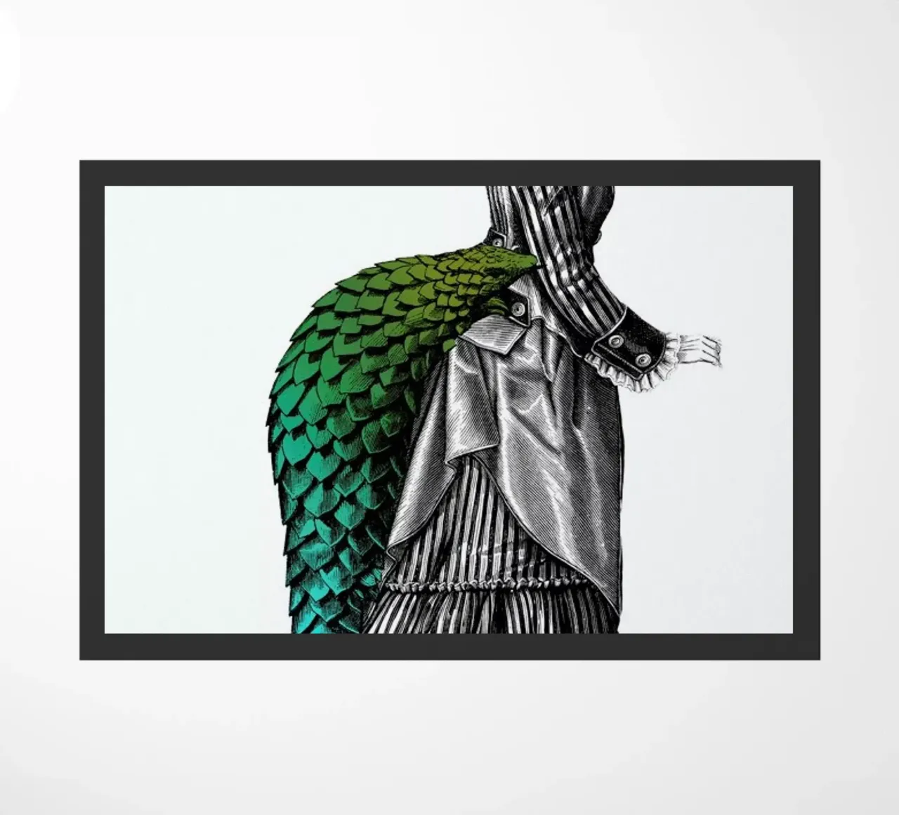 Evangeline doormat by The Gently Unfurling Sneak