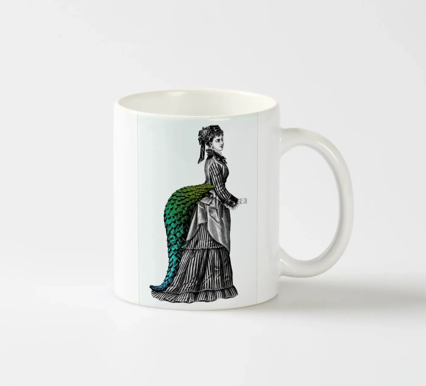 Evangeline ceramic mug by The Gently Unfurling Sneak
