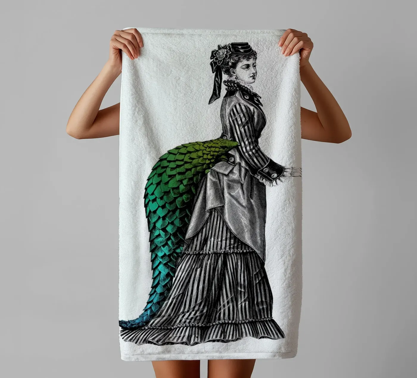 Evangeline towel by The Gently Unfurling Sneak