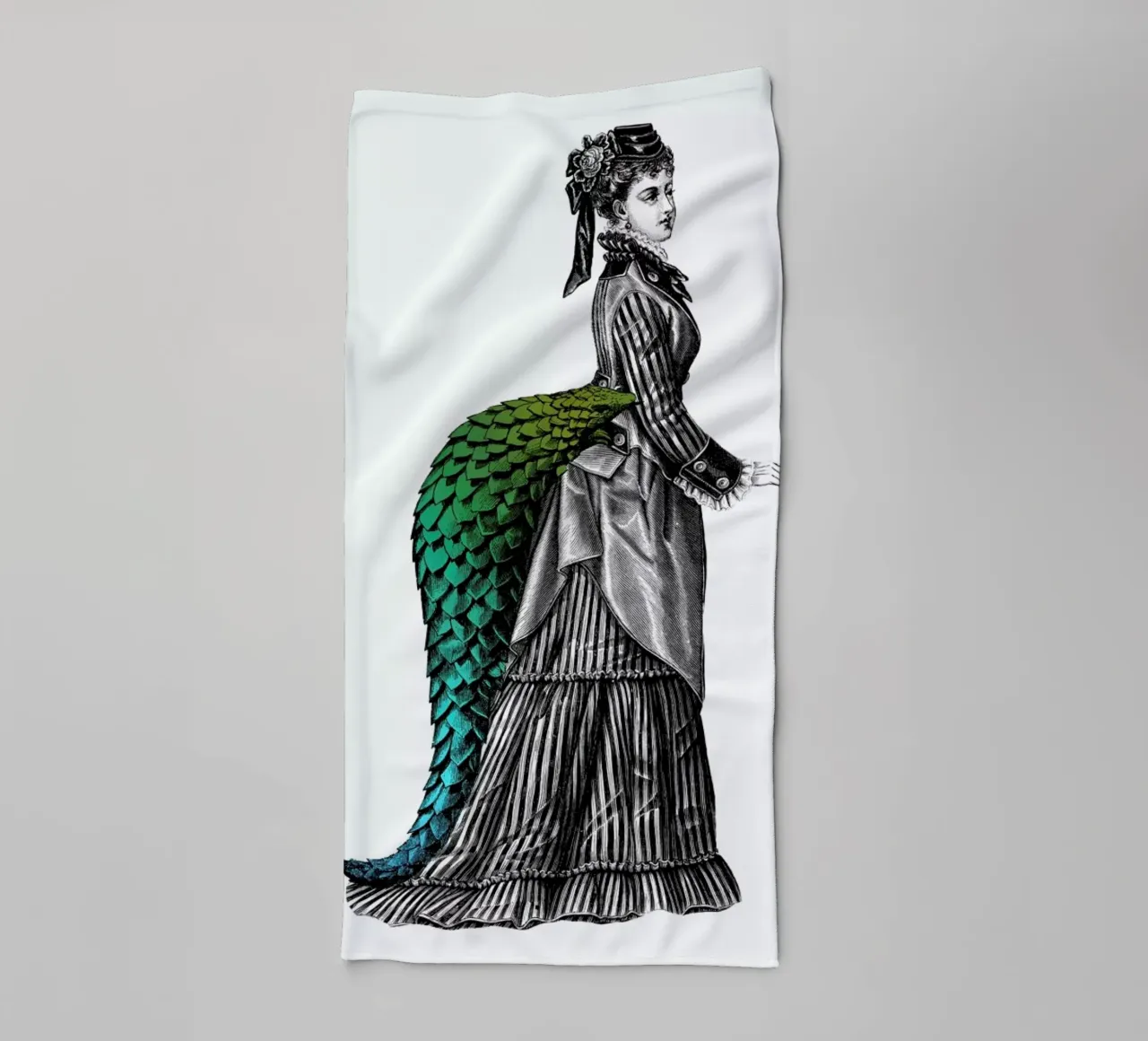 Evangeline towel by The Gently Unfurling Sneak