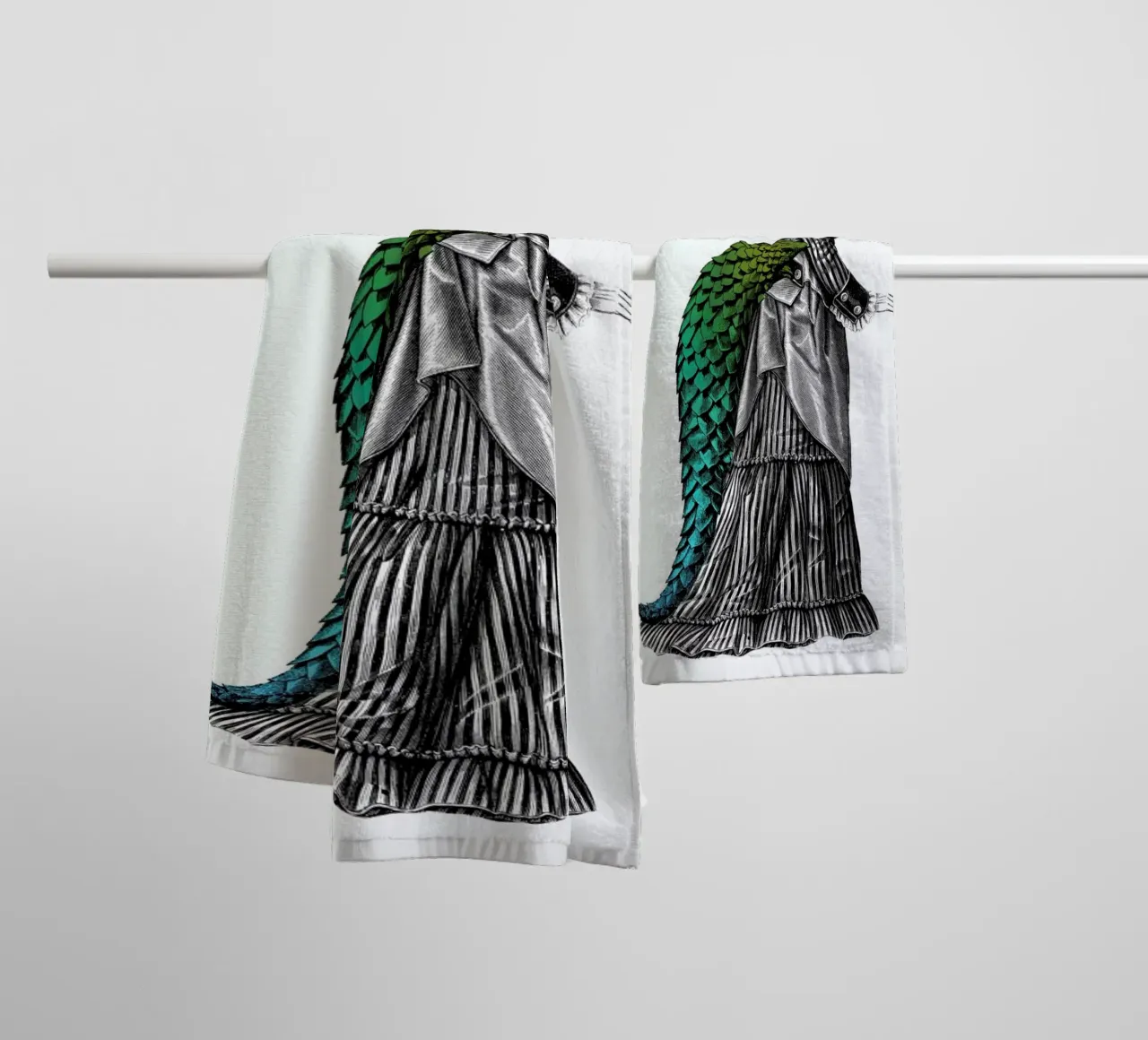 Evangeline towel by The Gently Unfurling Sneak