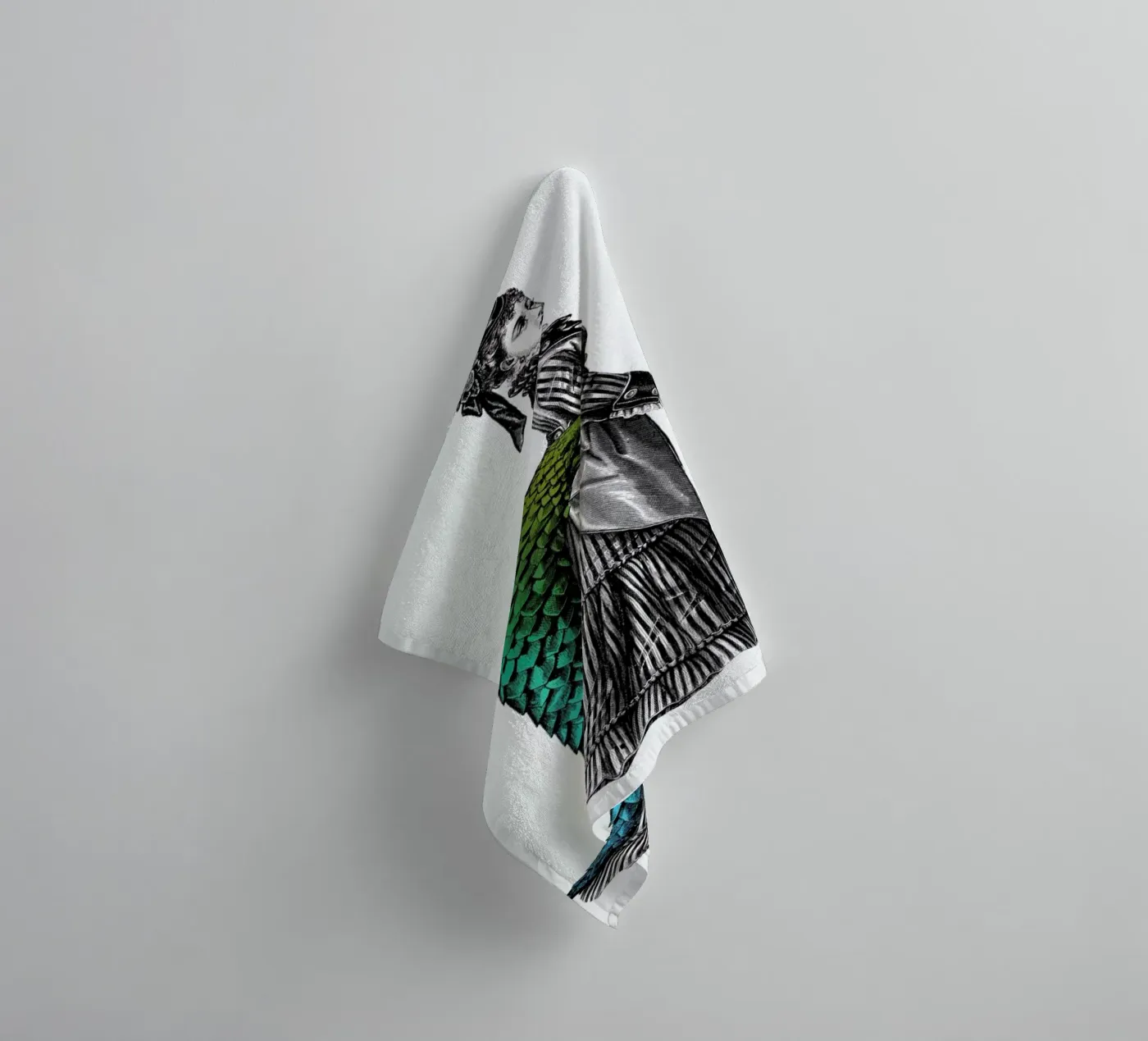 Evangeline towel by The Gently Unfurling Sneak