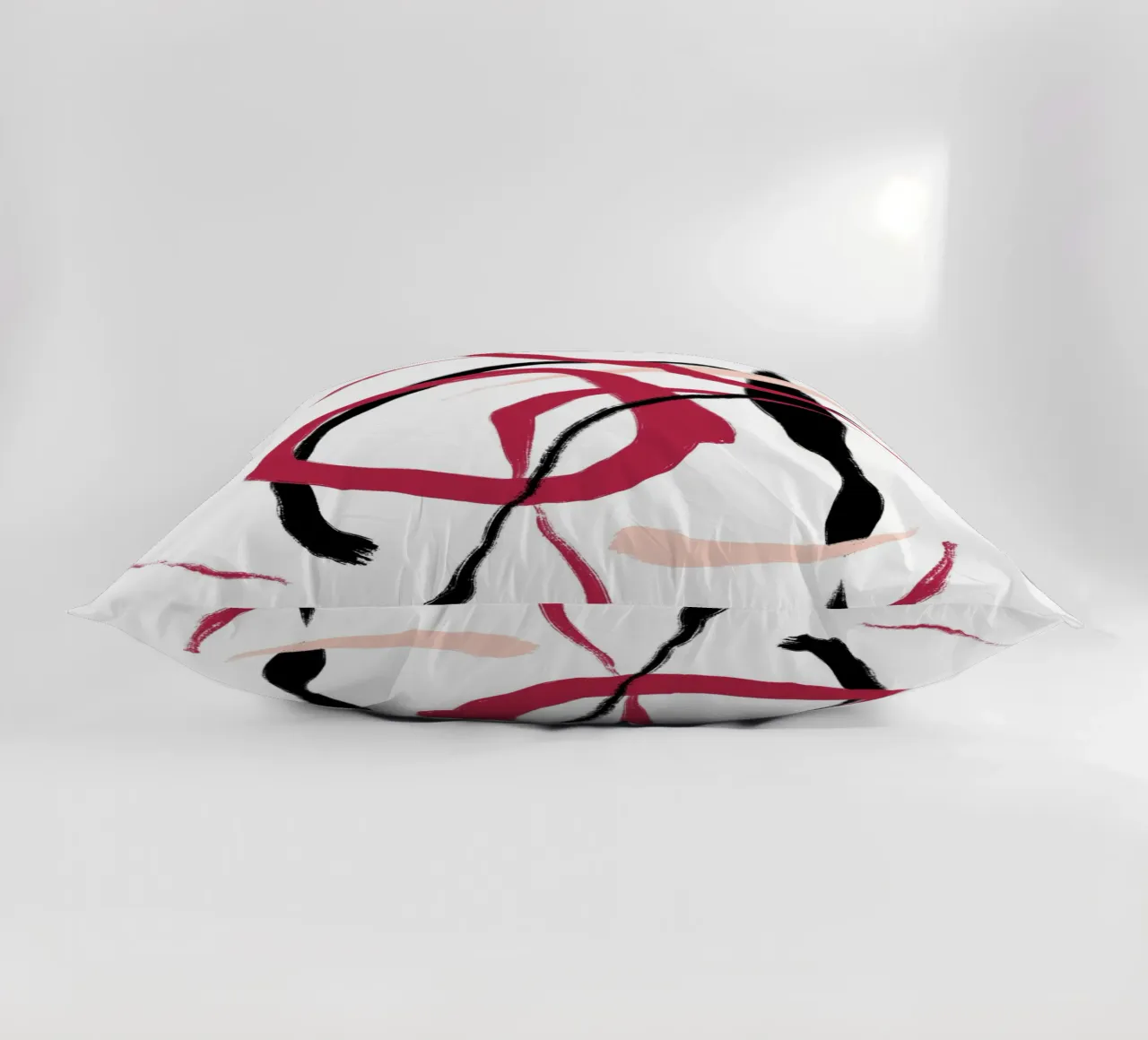 Abstract Red cuscino da treechild