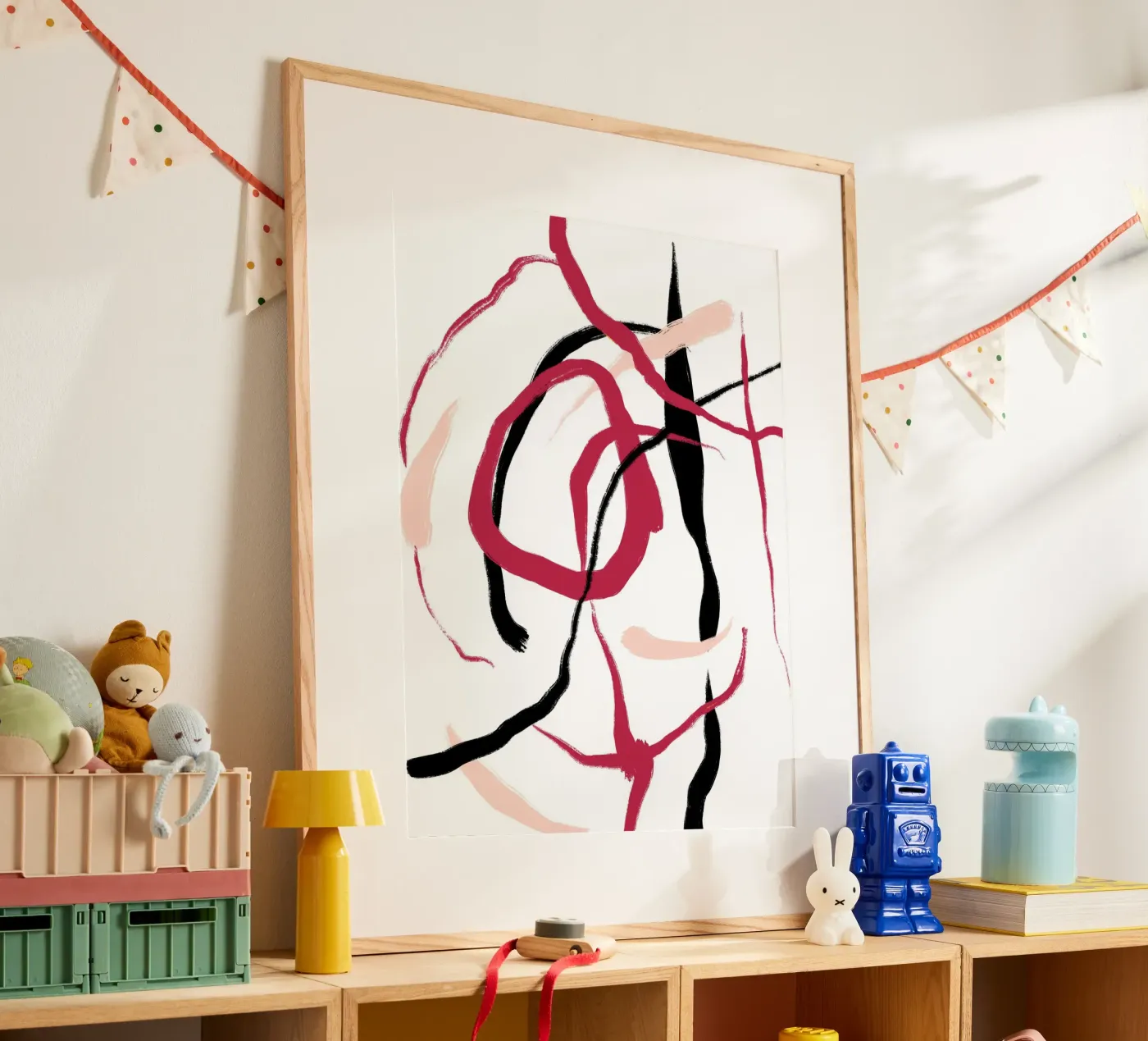 Abstract Red Poster von treechild