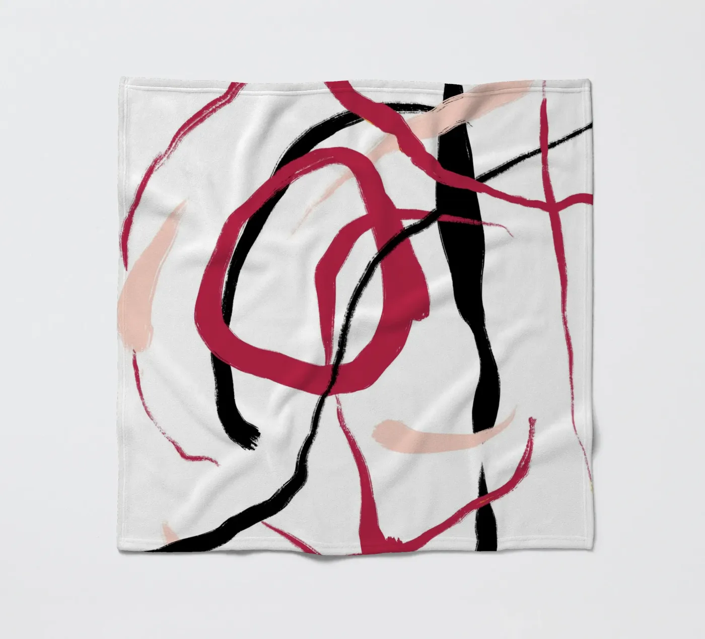 Abstract Red Fleecedecke von treechild