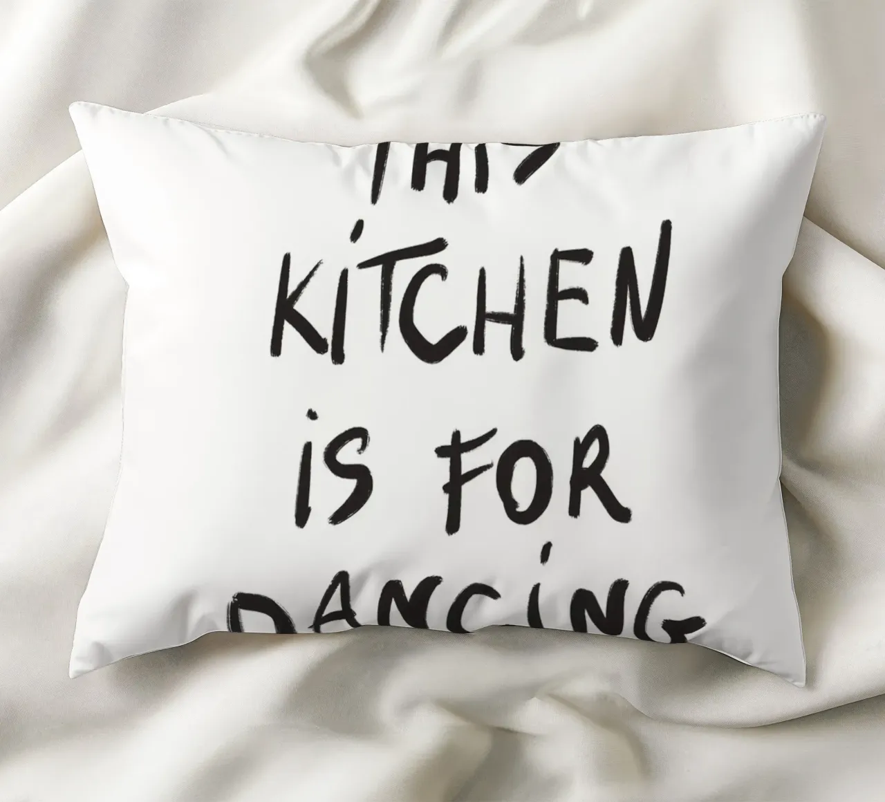 This Kitchen Is For Dancing cuscino da treechild