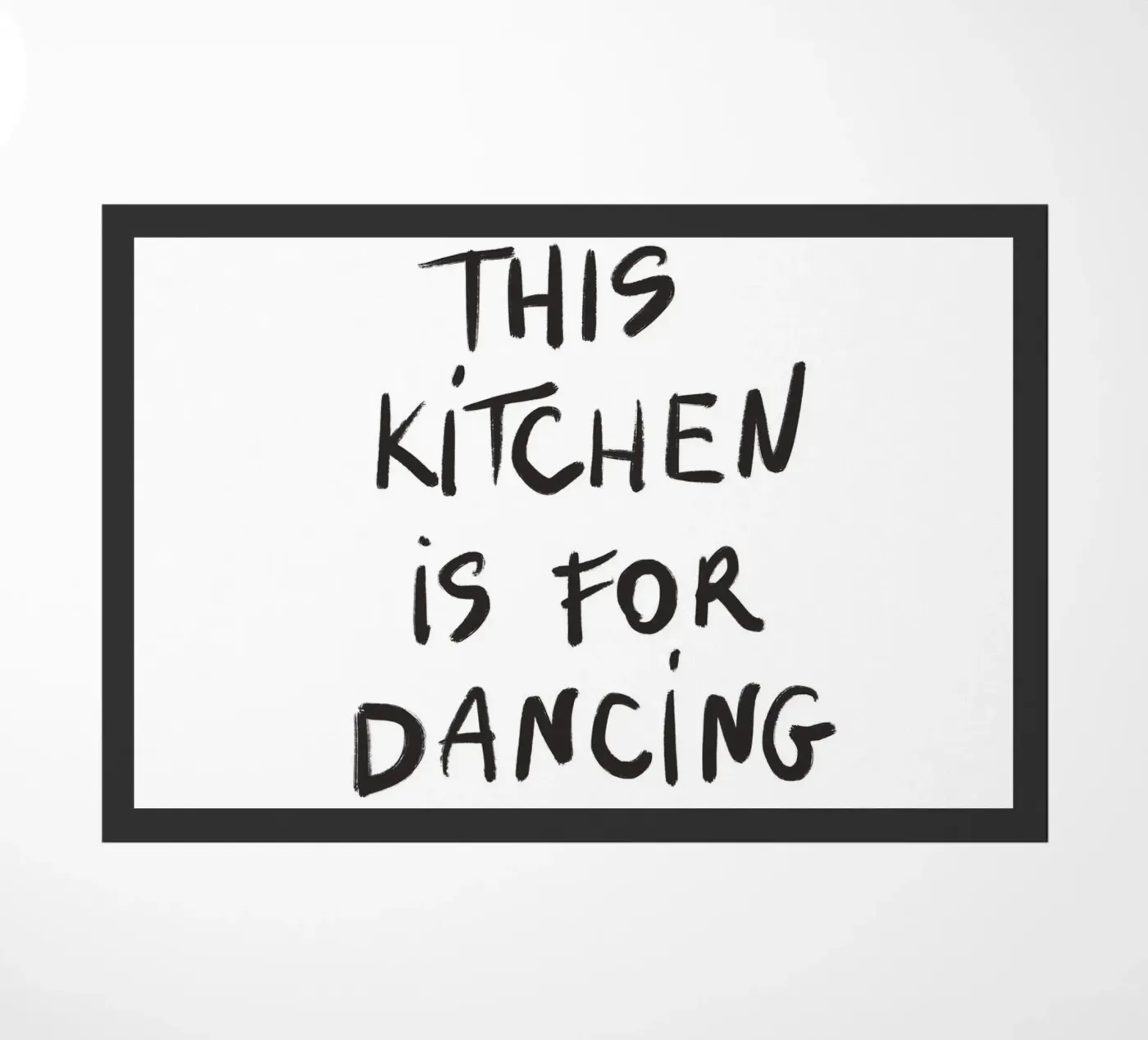This Kitchen Is For Dancing deurmat van treechild