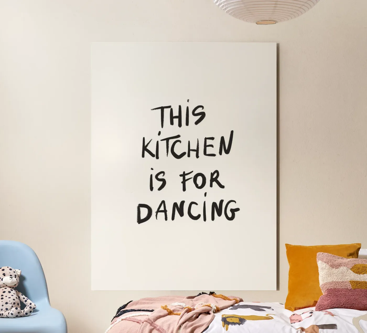 This Kitchen Is For Dancing alluminio dibond da treechild