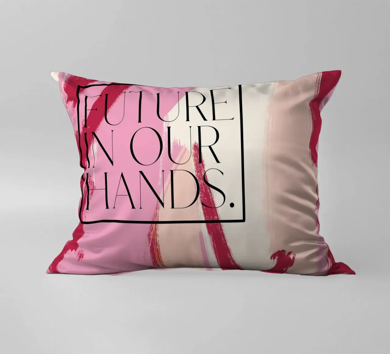 Future In Our Hands Kissen von treechild