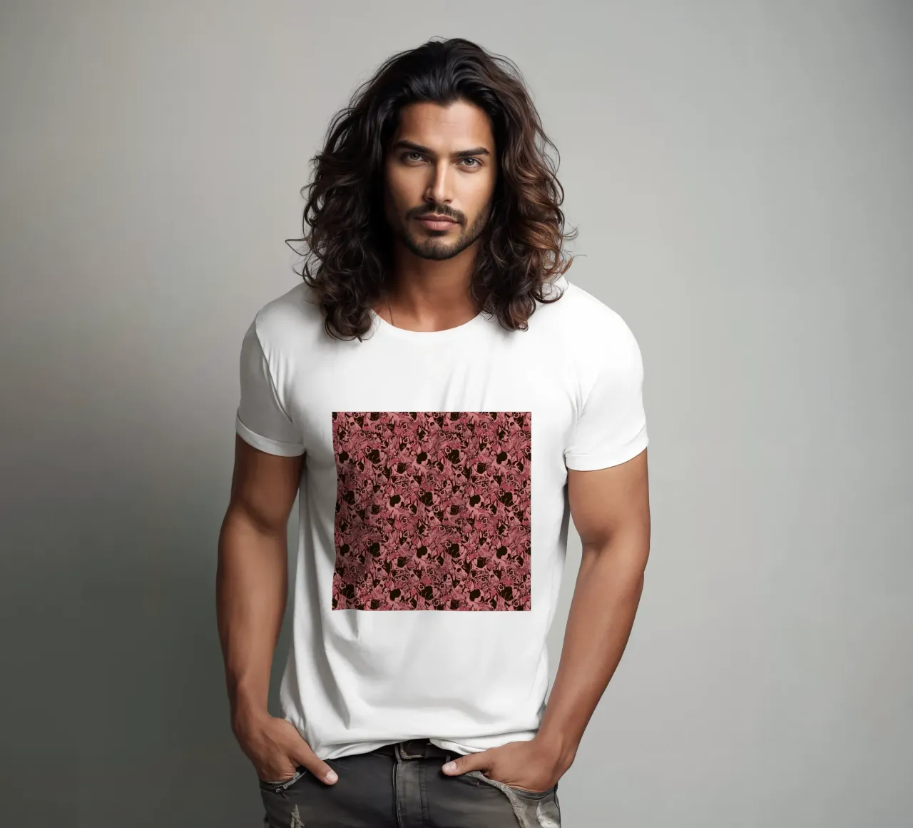 Boston Red T-Shirt von Giulio Iurissevich