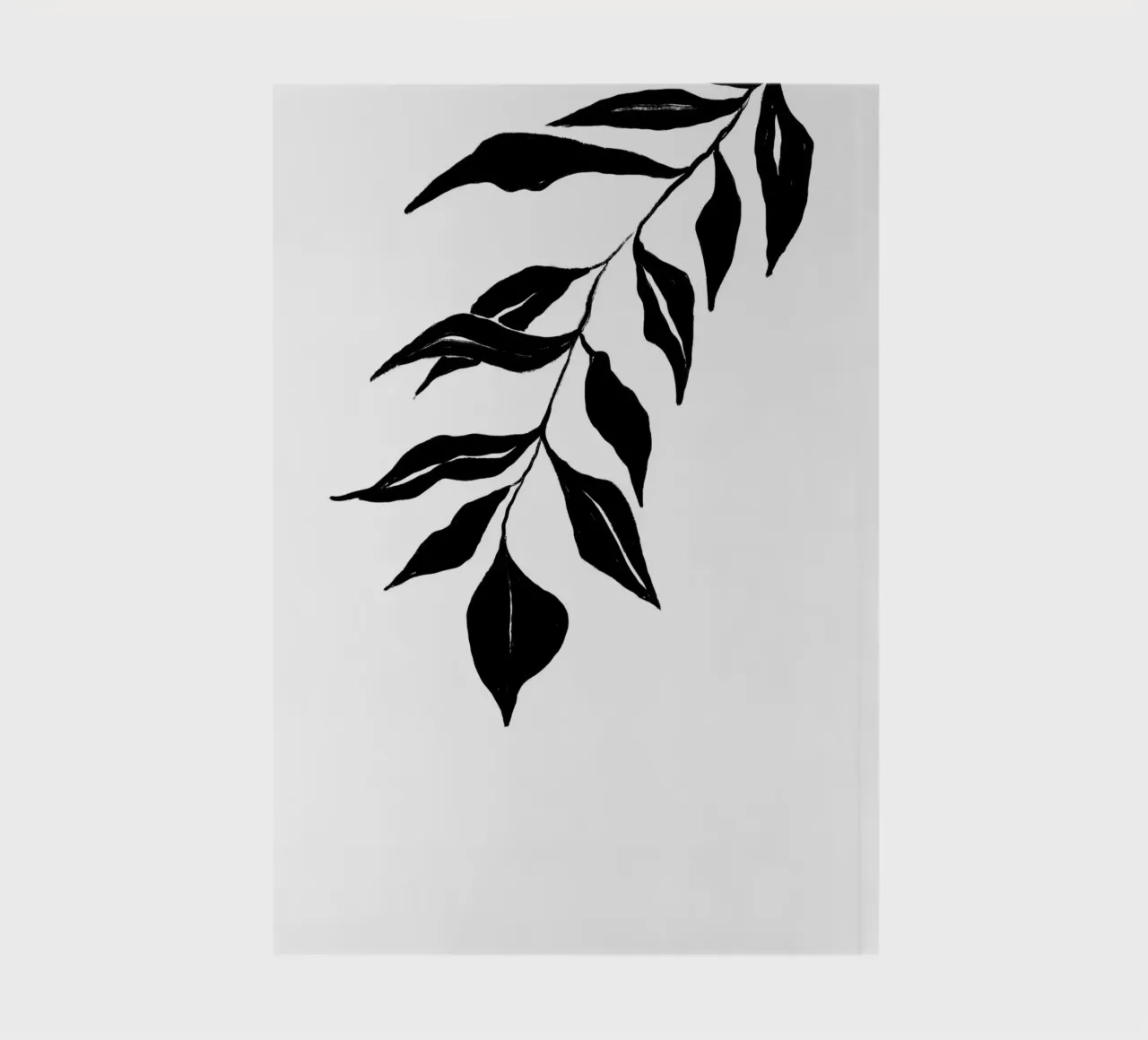 Black Leafs carnet de notes de treechild
