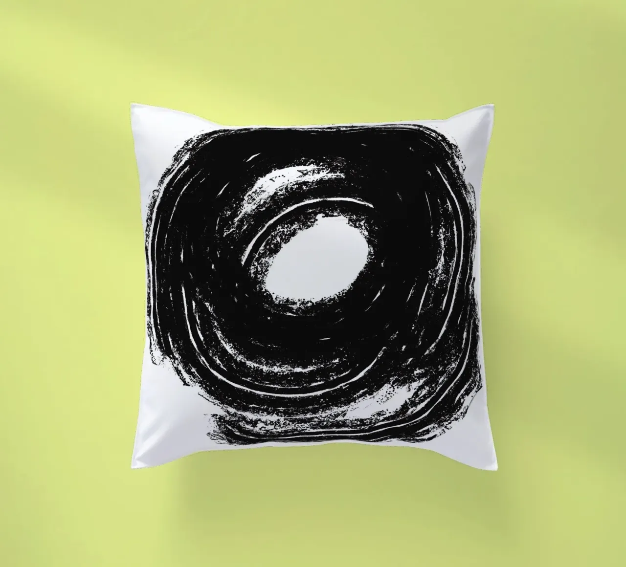 Black Circle cuscino da treechild