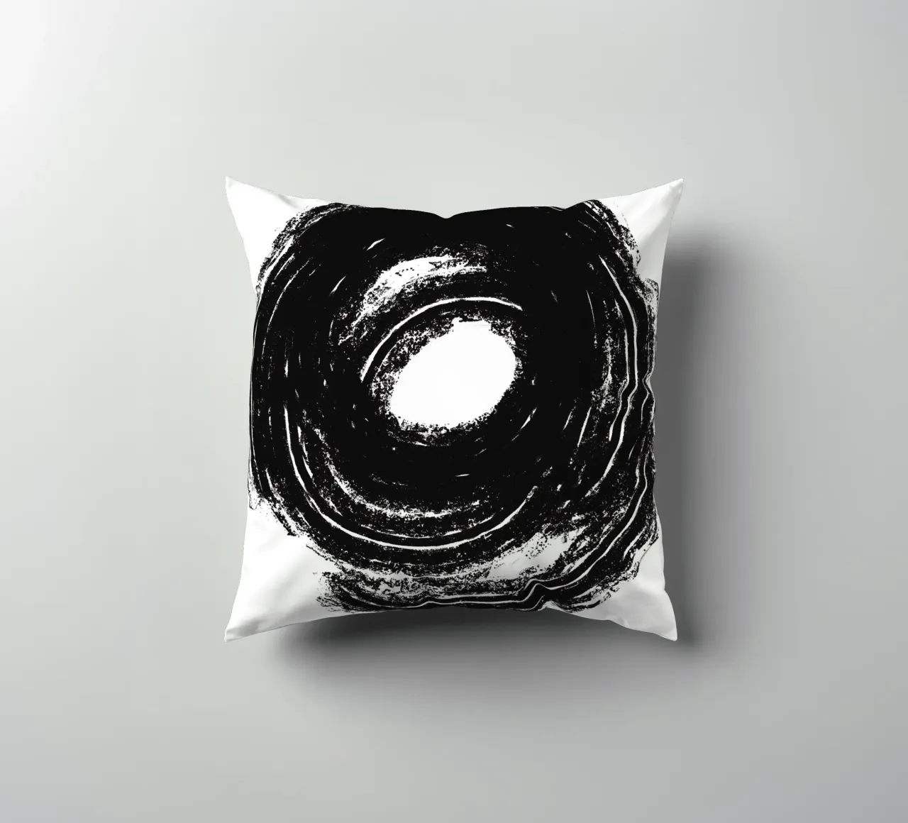 Black Circle cuscino da treechild