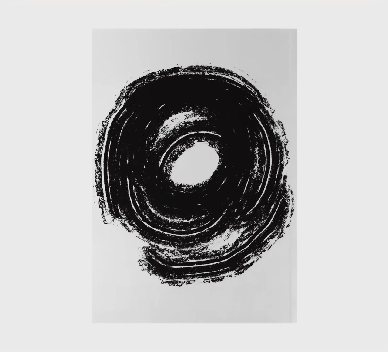 Black Circle notebook by treechild