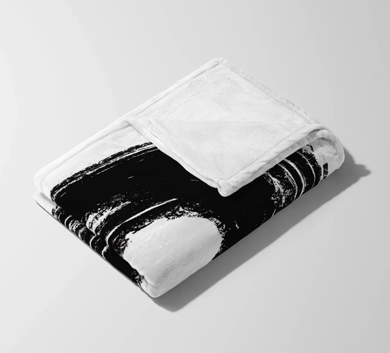 Black Circle Fleecedecke von treechild