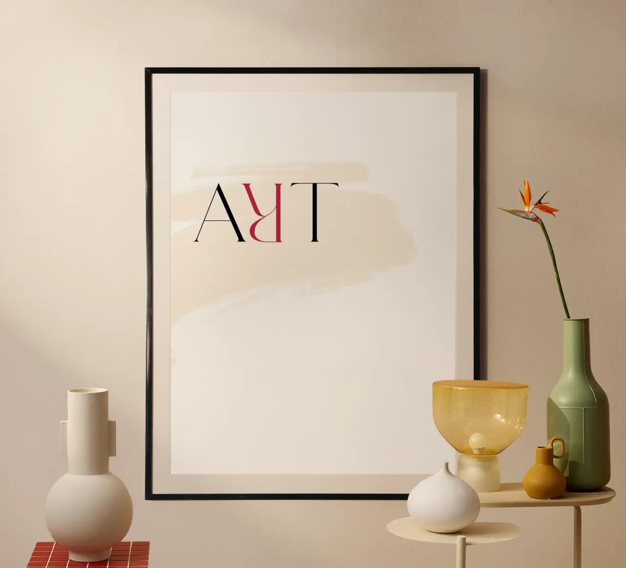 Art poster con telaio in plastica da treechild