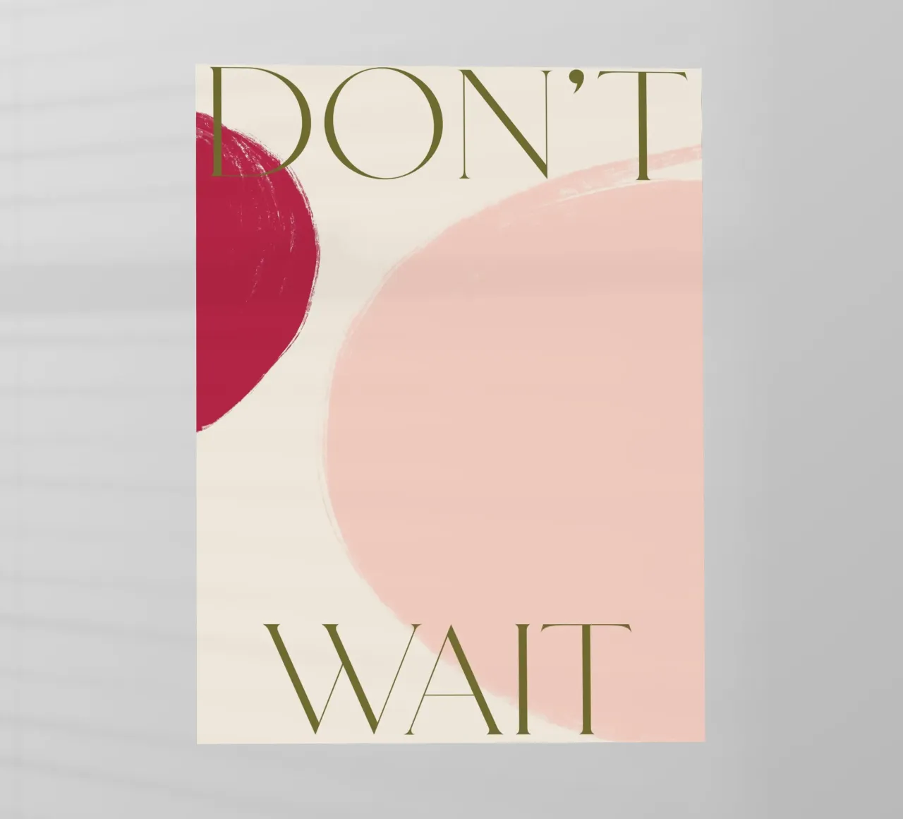 Don`t Wait pellicola backlit da treechild