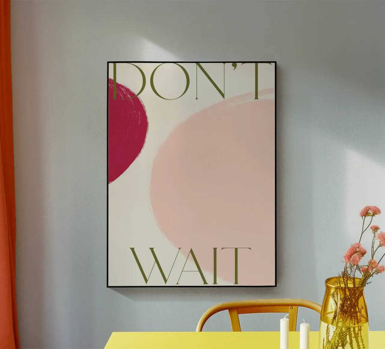 Don`t Wait Acryl-Glas von treechild