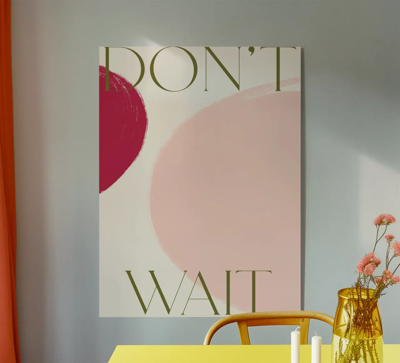 Don`t Wait plexiglas de treechild