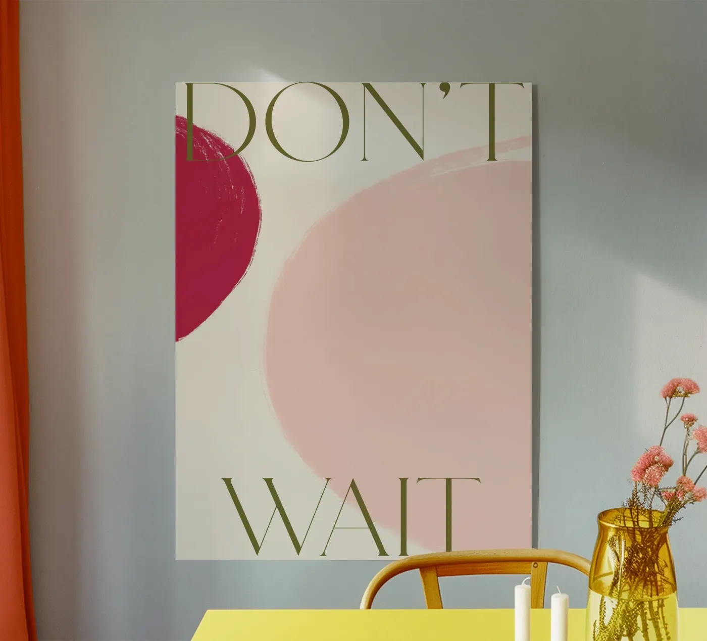 Don`t Wait Acryl-Glas von treechild