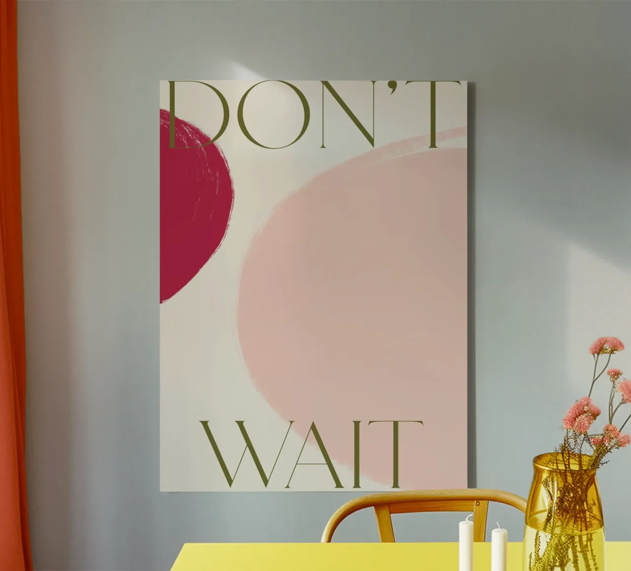 Don`t Wait lienzo de treechild