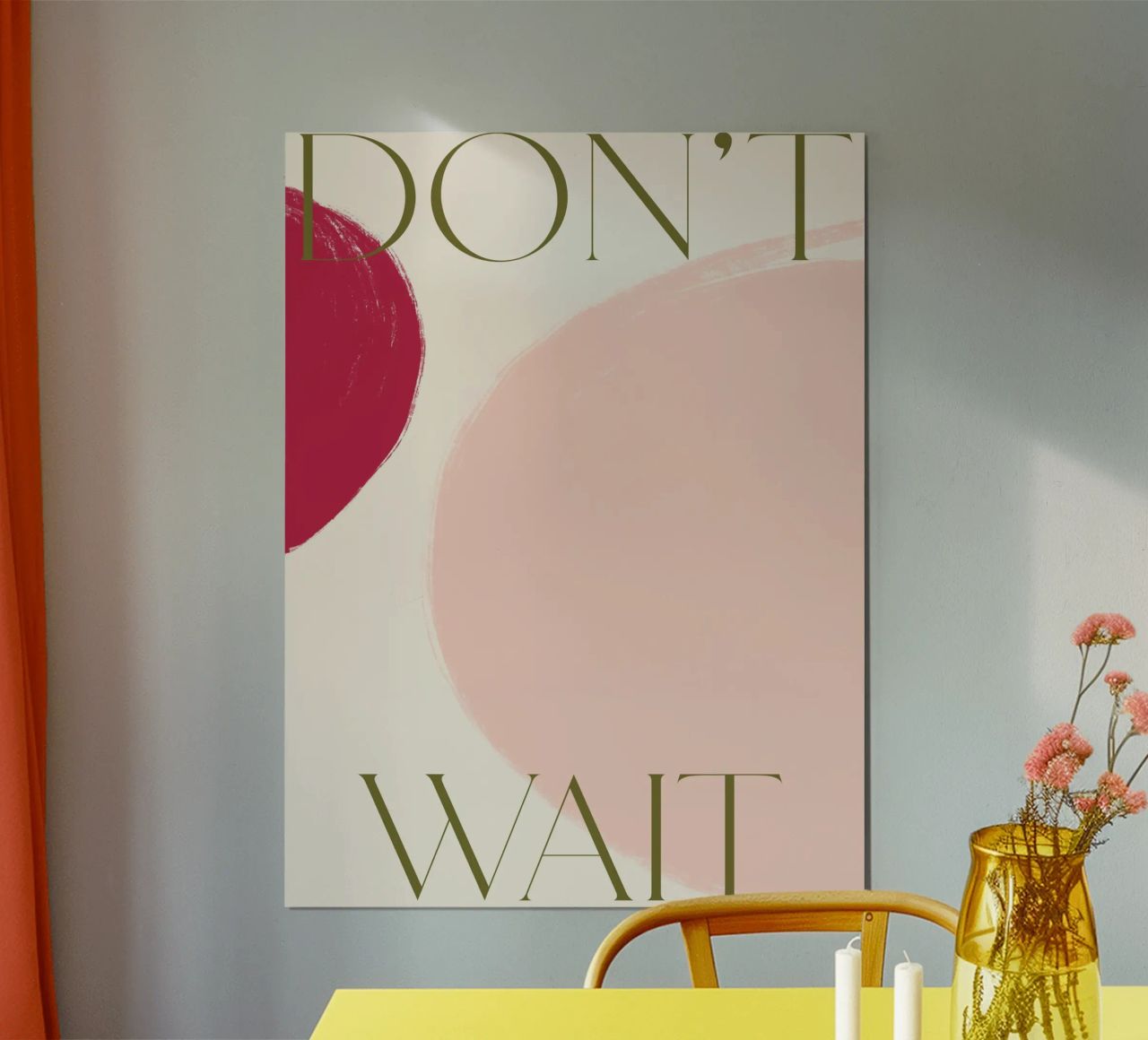 Don`t Wait poster da treechild