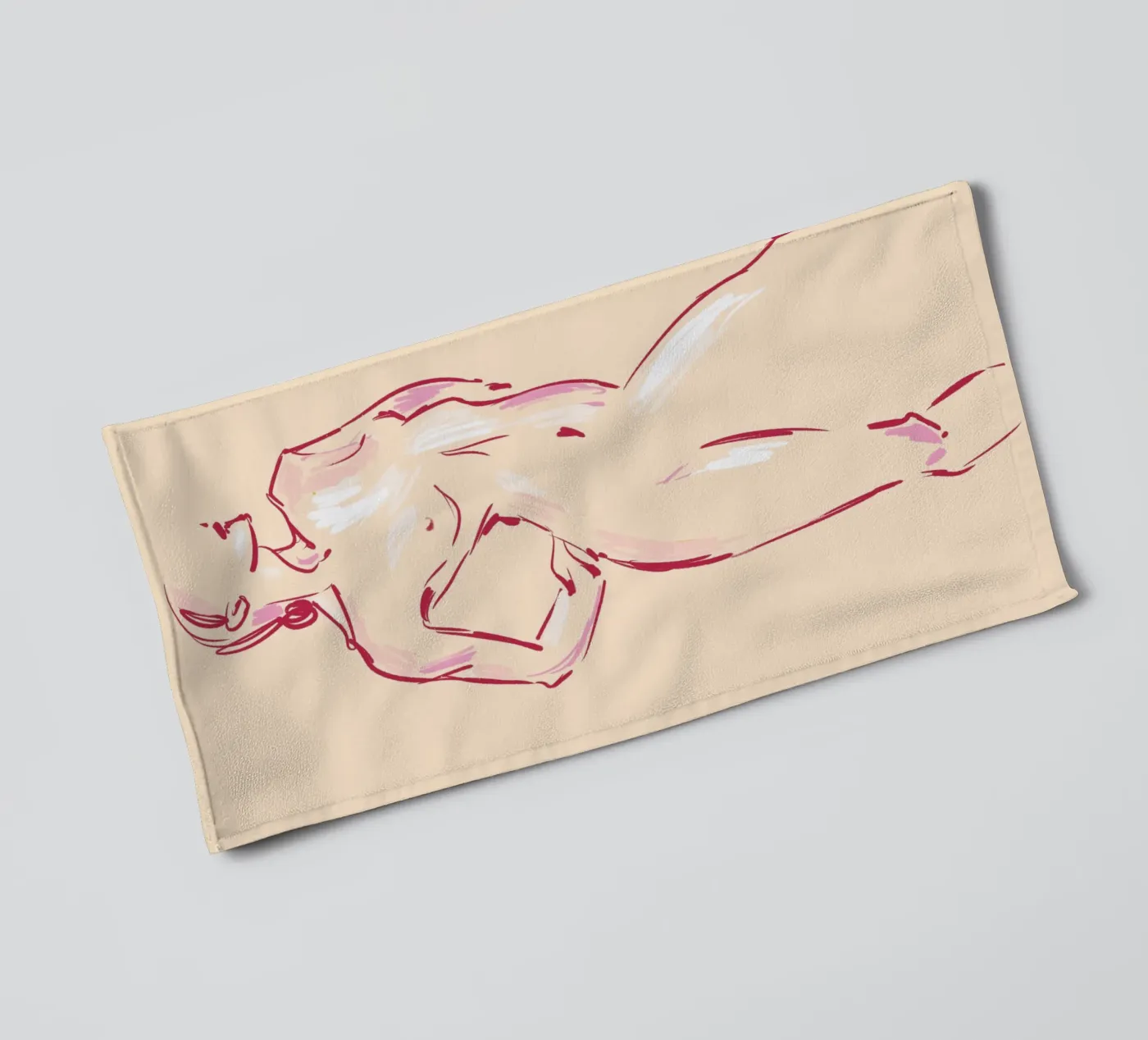 Body Study badhanddoek van treechild