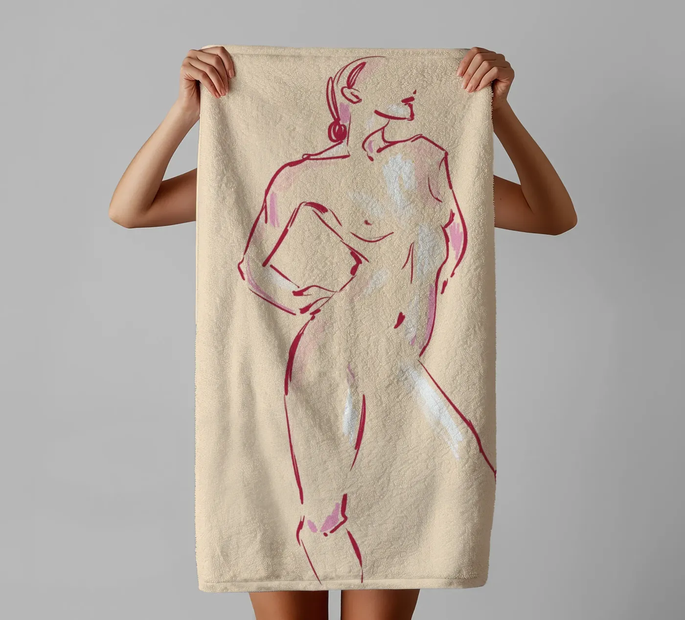 Body Study badhanddoek van treechild