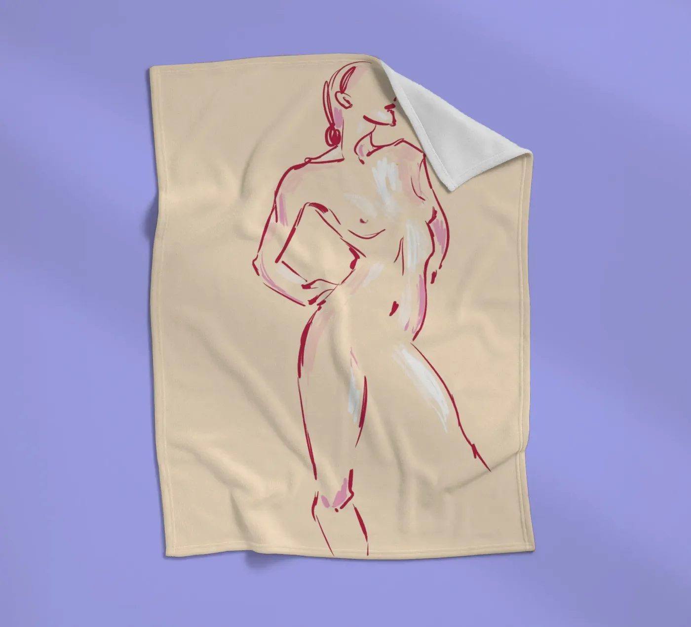 Body Study coperta in pile da treechild