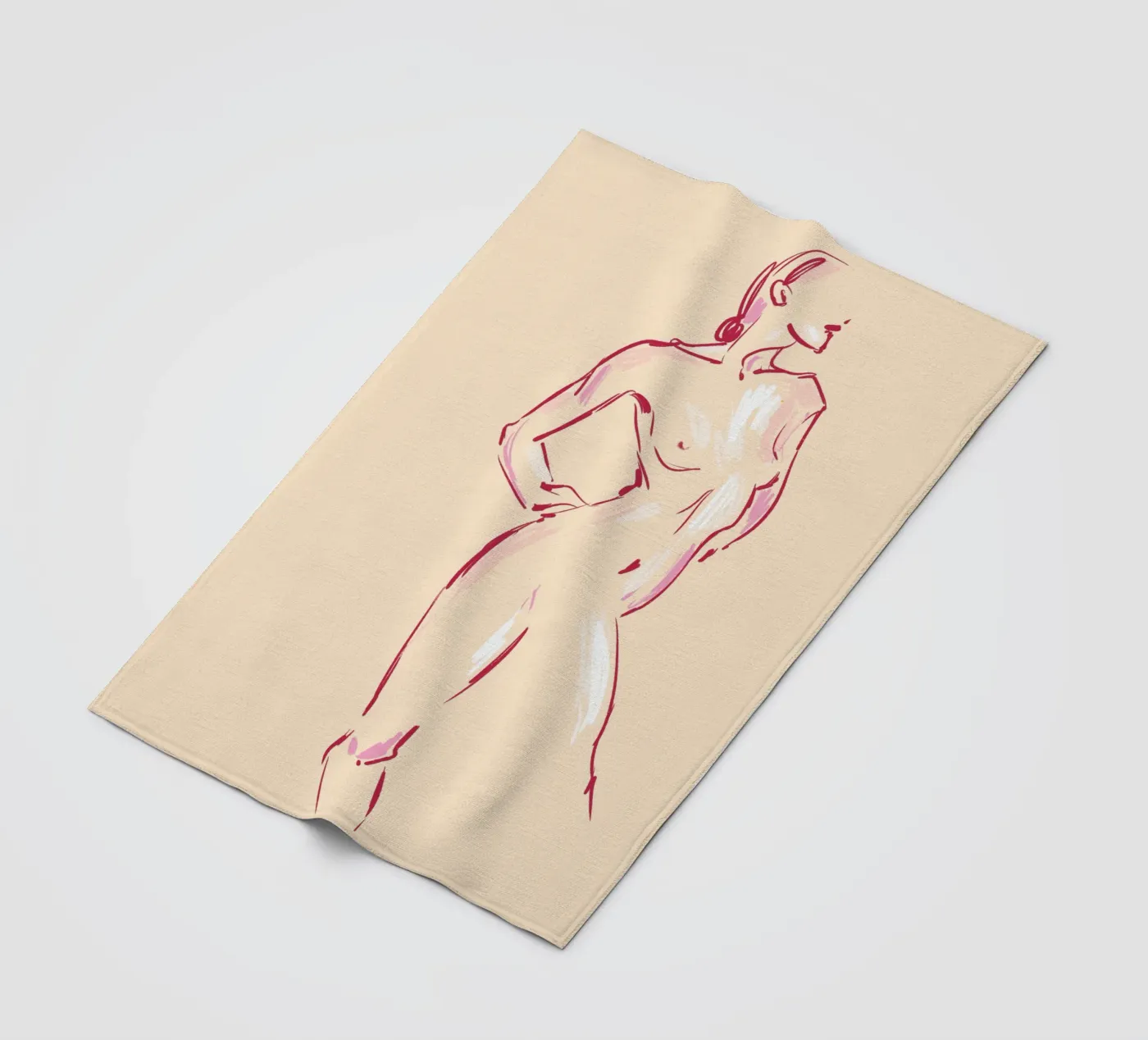 Body Study Fleecedecke von treechild
