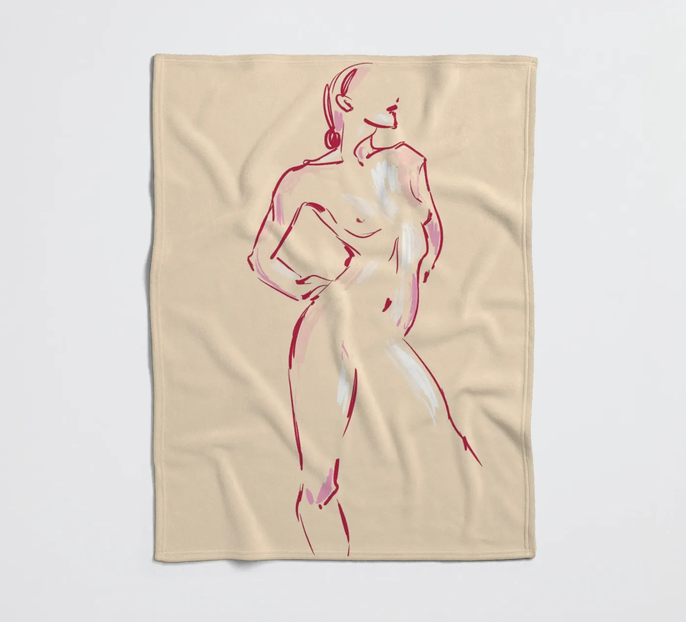 Body Study Fleecedecke von treechild