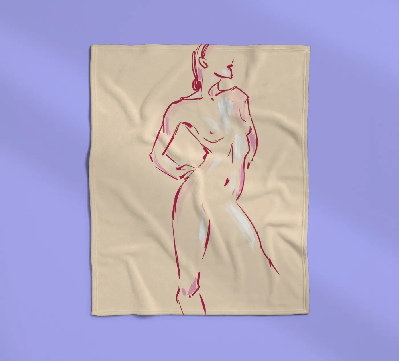 Body Study coperta in pile da treechild