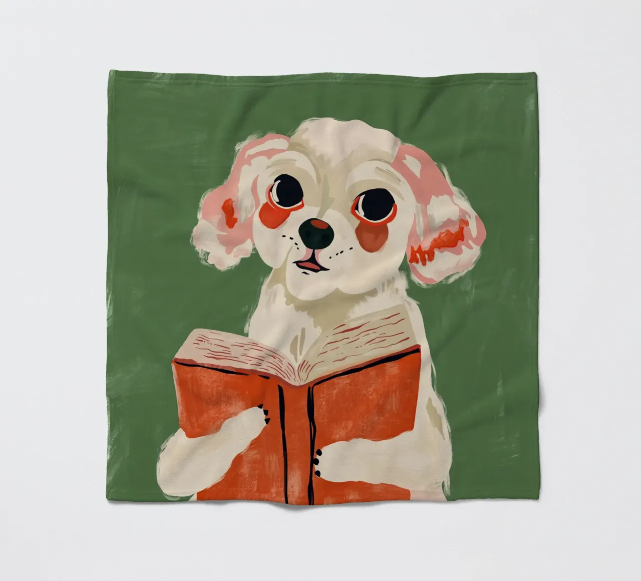 Cucciolo libresco coperta in pile da ArtsySesta