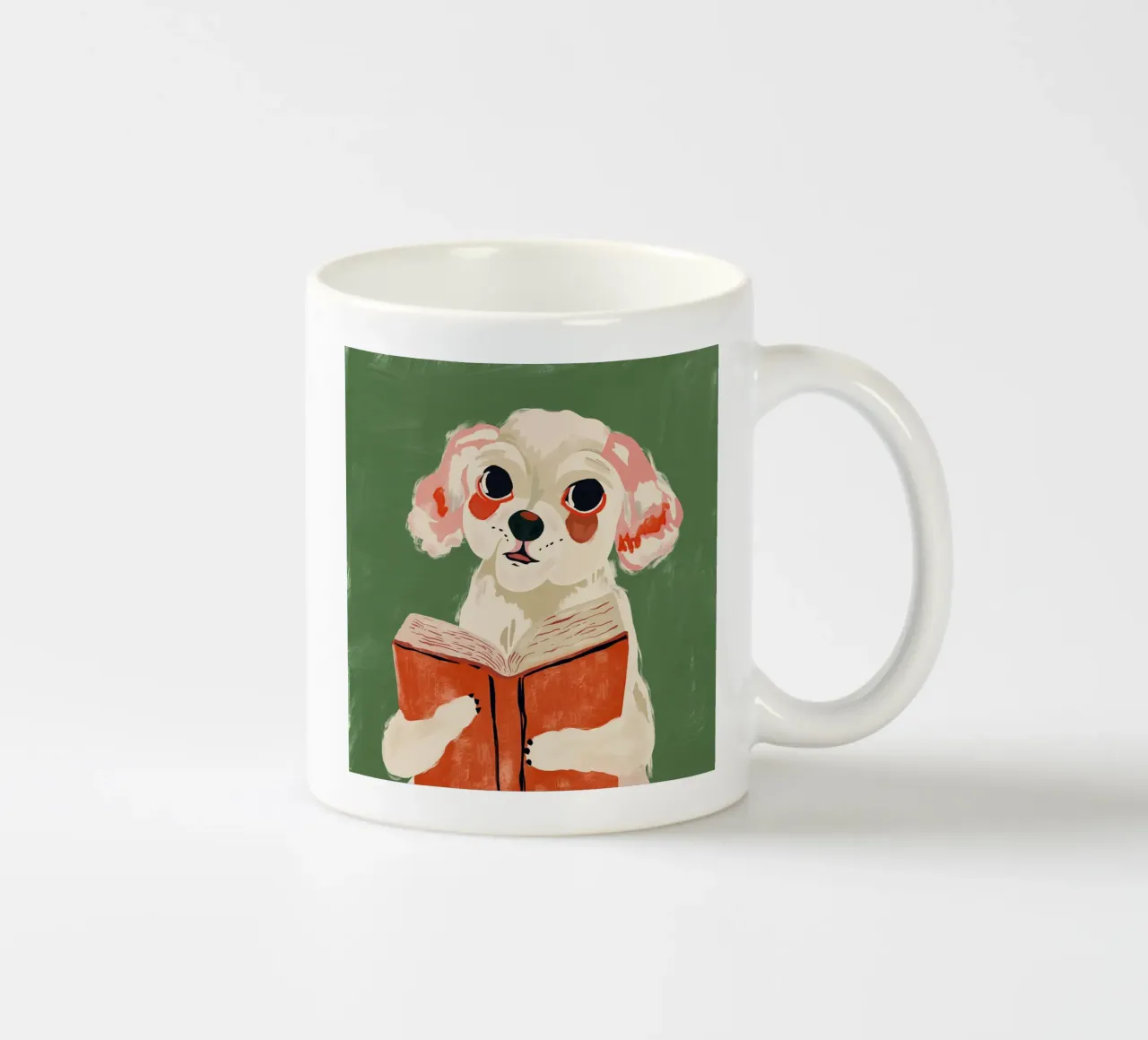 Cucciolo libresco tazza in ceramica da ArtsySesta