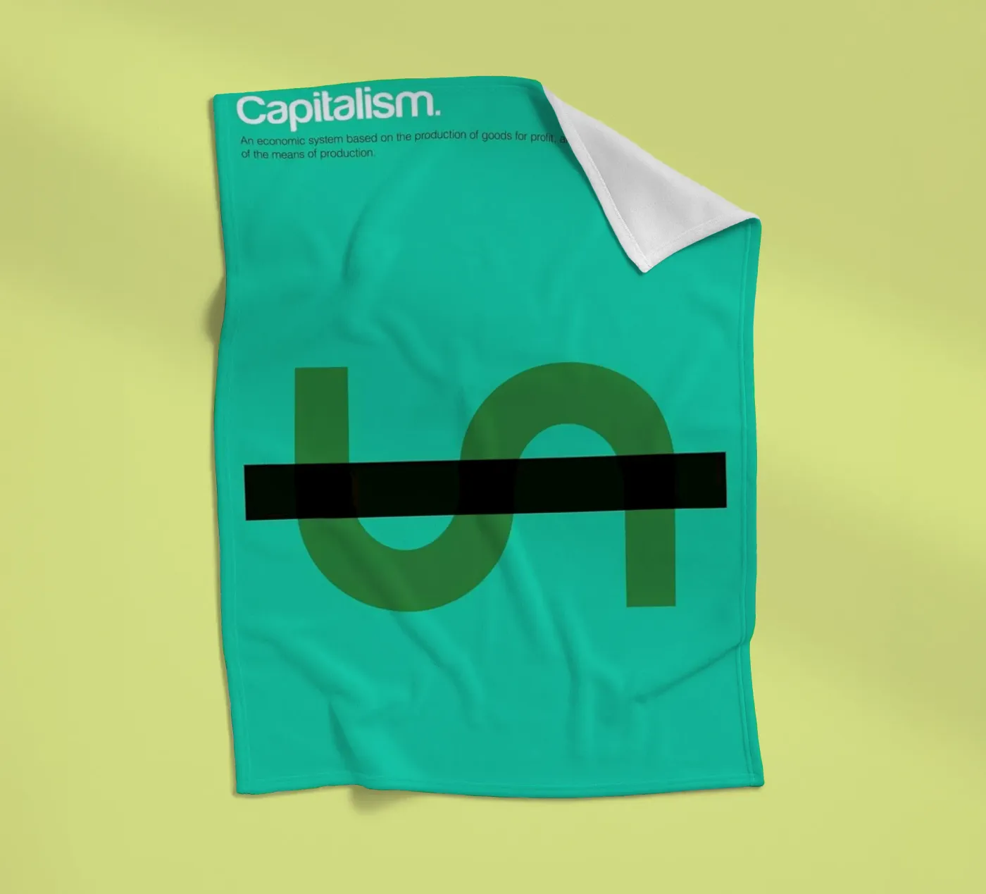 Capitalism Fleecedecke von Genís Carreras