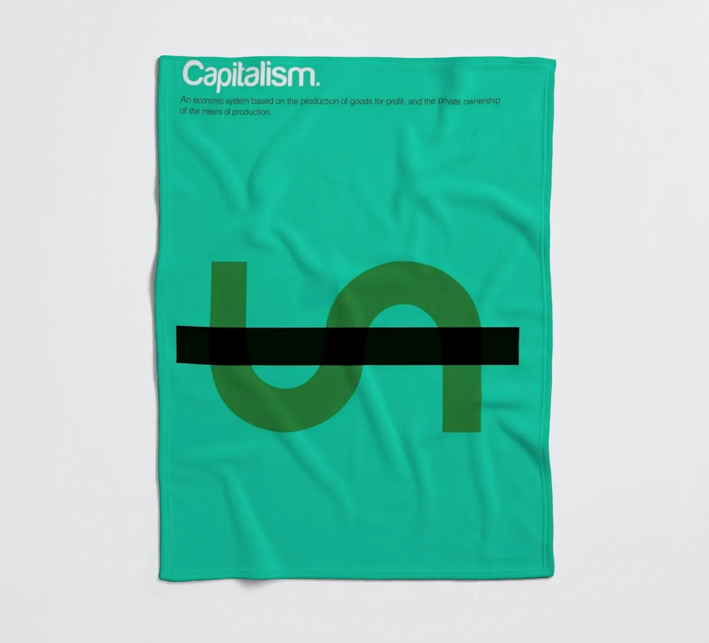Capitalism Fleecedecke von Genís Carreras