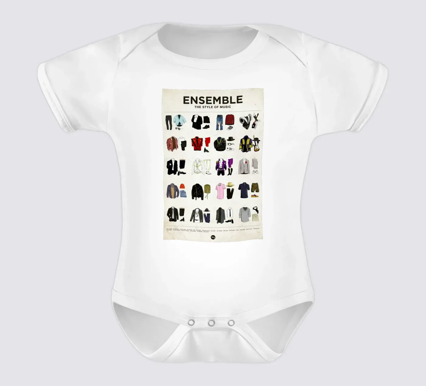 Ensemble babyrompertje korte mouwen van Moxy Creative House