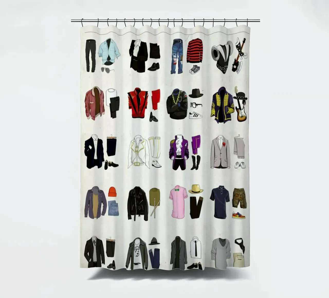 Ensemble douchegordijn van Moxy Creative House