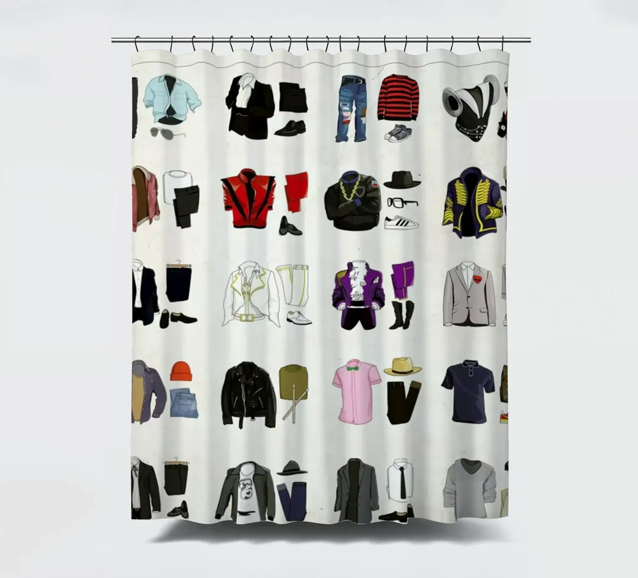 Ensemble douchegordijn van Moxy Creative House