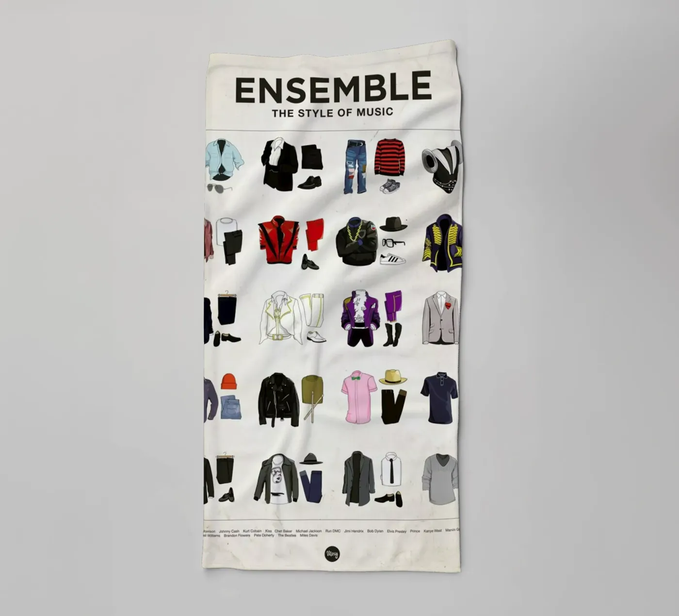 Ensemble badhanddoek van Moxy Creative House